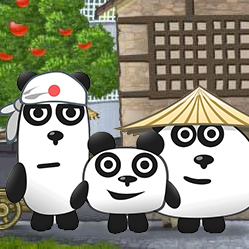 3 Pandas in Japan