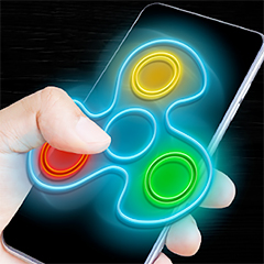 Fidget Spinner Neon Glow 