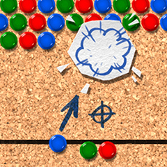 Pinboard Bubble Shooter